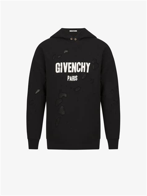 givenchy sweatshirt jacke|sweatshirt Givenchy paris destroyed.